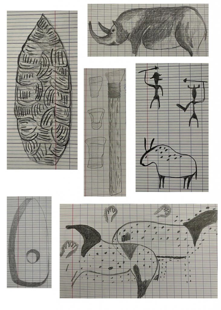 Croquis de dessins pour l'inspiration