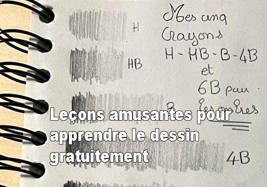 Leçons amusantes pour apprendre le dessin gratuitement