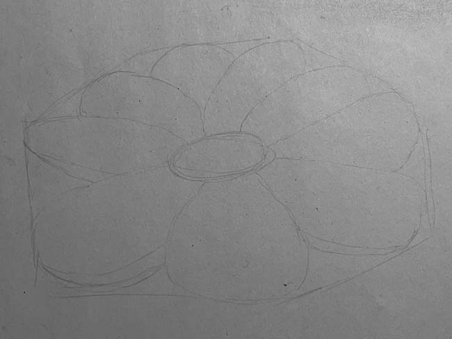 dessiner une fleur de lotus pas à pas
